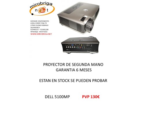 PROYECTOR DELL 5100MP REACONDICIONADO 